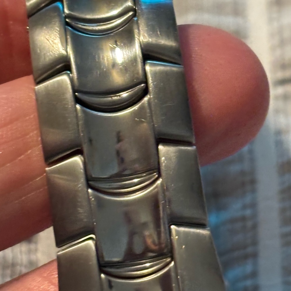 Bulova Men's Silver Stainless Steel Watch with Blue Dial - Picture 5 of 11